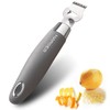 HAMOER Lemon Citrus Zester Tool Cheese Grater for kitchenaid-Multipurpose grooved