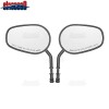 sinocea0 Black Rear View Mirrors For Harley Davidson Electra Glide
