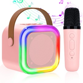 Karaoke Machine for Kids, Toys for 3-12 Years Old Girls Gifts, Kids Karaoke Microphone Machine Toy, Best Fun Christmas Birthday Gifts for 5 6 7 8 9 10 11 Years Teens Girl Boys