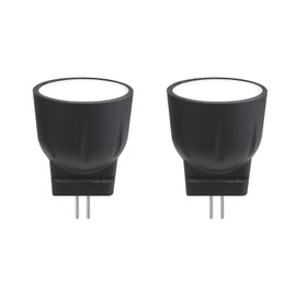 Makergroup MR8 LED Bulbs 12V, MR8 LED Spotlights 10W 20W Halogen Lamp Replacement GU4.0 Base, Warm White Color 2700K for Outdoor Low Voltage Landscape Lighting (2-Pack)