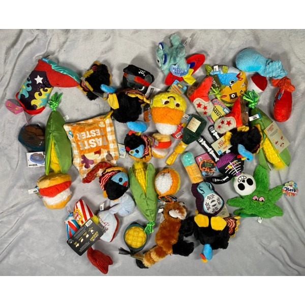 Barkbox Lot Of 30 Bark Box Dog Toys Super Chewer