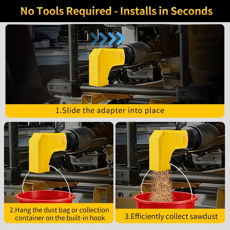 Dust Collector Adapter for Dewalt Table Saw, Dust Port Adapter