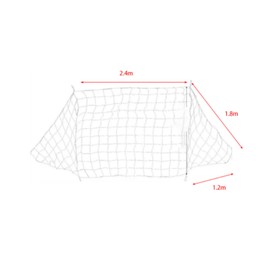 Soccer Goal Net Replacement, Full Size Polyethylene Pop Up Soccer Net Training Equipment Sports Netting for Kids Teens, Backyard Field Courtyard Garden (8X6 FT)