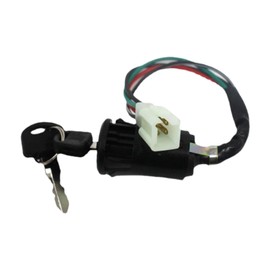 Ronyme Universal Ignition Key Switch 4 Wire Replace Parts Plug in for ATV 50cc 70cc 90cc 110cc 125cc 150cc 200cc 250cc Sturdy