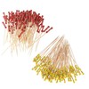 200 Cocktail Sticks Wooden Beads Toothpicks Disposable Toothpicks Fruit Sticks