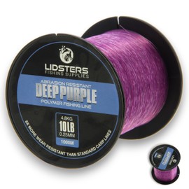 Lidsters DEEP PURPLE Polymer Carp Coarse Fishing Line Abrasion Resistant (15LB (6.8kg))