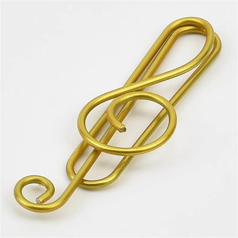 EYAKEG Paper Clips Cute Musical Note Shape Paper Clip for