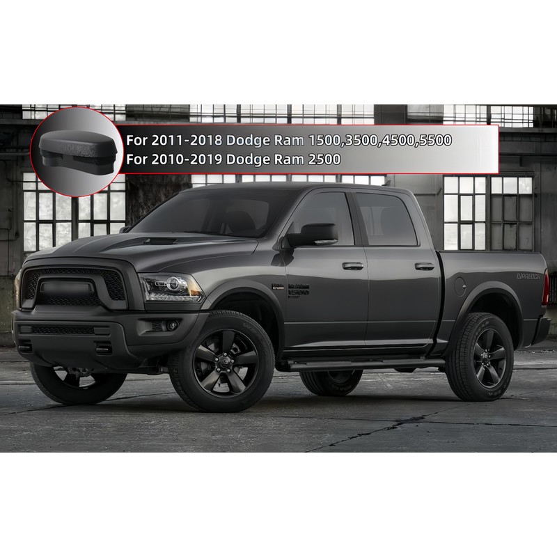 POETRYXIAO Chrome Tubular Running Board End Cap Cover for 2009-2020