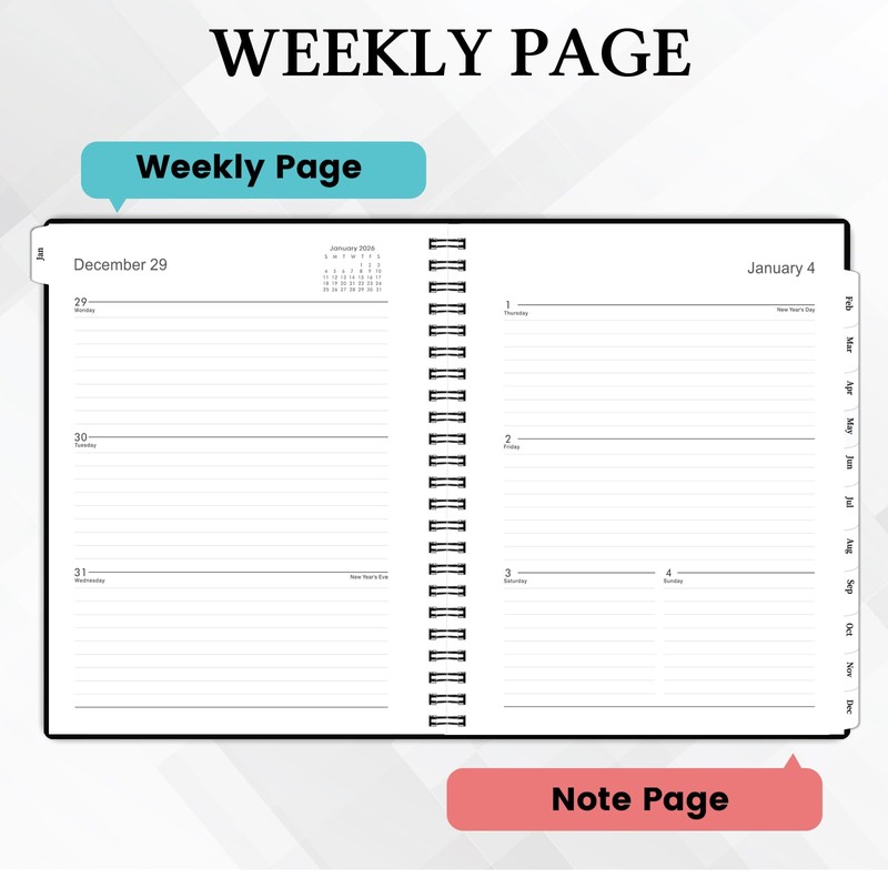 2026 Planner - Planner 2026, 2026 Planner Weekly and Monthly,