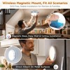 Rechargeable Ceiling Light 2 Pack, Magnetic Motion Sensor Ceiling Lights