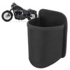 Motorcycle Water Cup Holder Black Drainage Holes Plug in Fixed