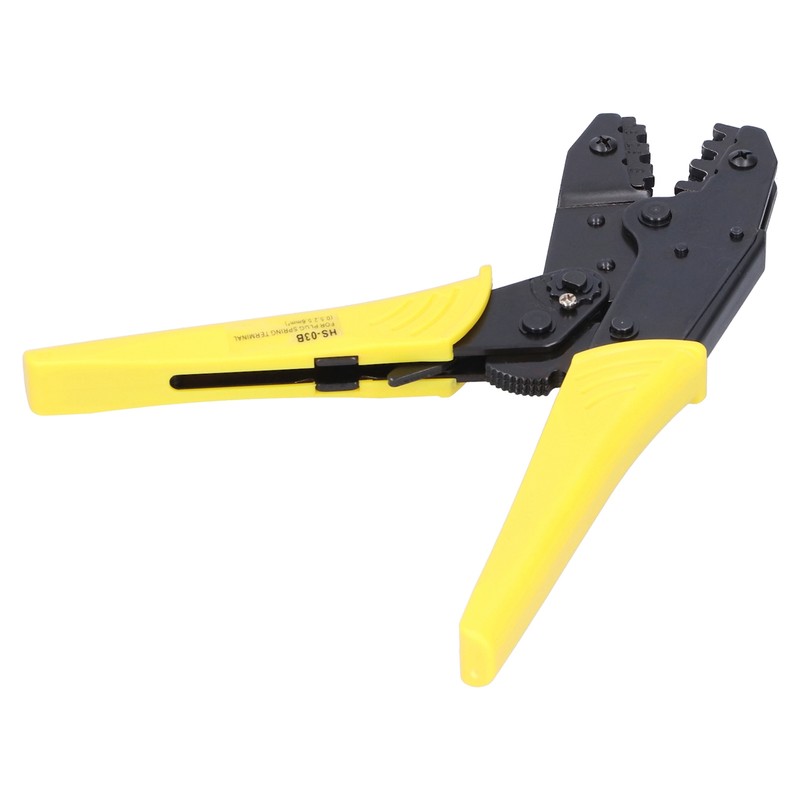 HS03B 1.56.0mm EuropeanType Ratchet Crimping Pliers High Carbon Steel Hand