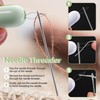 Realand 3 Pack Hand Sewing Seam Ripper and Needle Threader,
