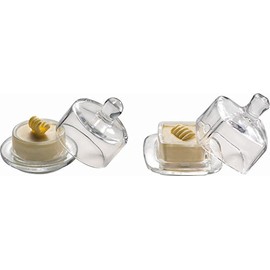 APS 15925 Butterservierer, Butterglocke, Ø 9 cm, Höhe 9 cm, Glas