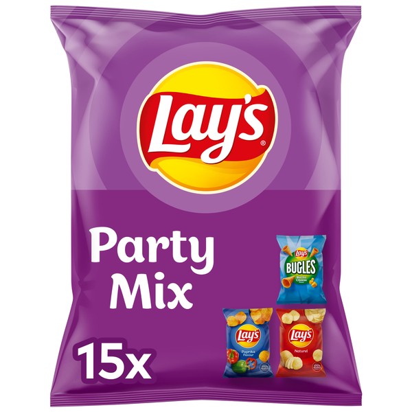Lay's Party Mix 15 Mini Chips Bag - 412.5 g