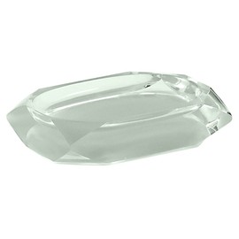 Gedy Chanelle Soap Dish, Resin, Green, 7.8x12x2.8