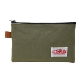 HIGHCAMP Multi-Pouch, Kurashiki Canvas, Bag-in-Bag, SS Size, Canvas, Clutch Bag, Mask Case, Brand, Genuine Leather, Bag, Organization, Passbook Holder, Passport Case, Cute, Stylish, Document Bag,