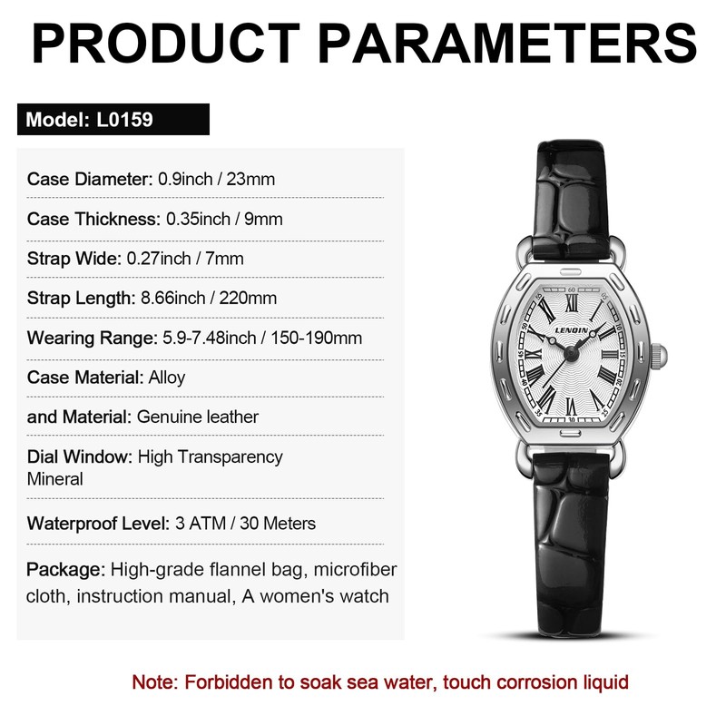 LN LENQIN Women's Retro Style Watch Lightweight and Luxurious Watch
