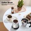 Vaolvpant Electric Aluminum Moka Pot 5-6 Cup 270ml Espresso Maker