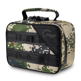 Skunk Wingman L - Padded Protective Stash Glass Case w/ Combo Lock - Camouflage