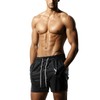Alienjoy Men's Shiny Metallic Party Shorts Shiny Glitter Summer Shorts