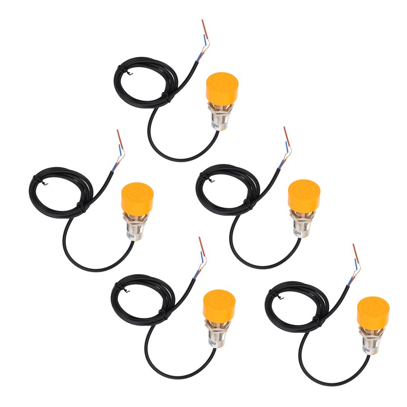 5 Pcs Proximity Switch PNP Normally Open 20mm Detection IP65