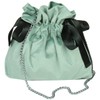 Angel Moon Drawstring Bag, Shoulder Bag, Chain Strap, Cross-body Velour,