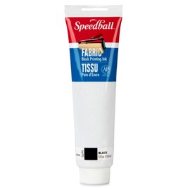 SPEEDBALL ART 3670 Fabric Block Ink Black, 5 Ounce, 5 Fl Oz