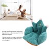 Office Chair Cushion Semi Enclosed Crown Shape Polyester Fiber Seat