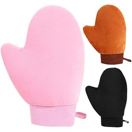 Manopla Autobronceadora Aplicador Reutilizable Sin Rayas Guante de Autobronceado Sin Sol para Loción para en Piscina, Playa, Casa, Ducha, Espalda, Cuerpo, Piernas, Cara