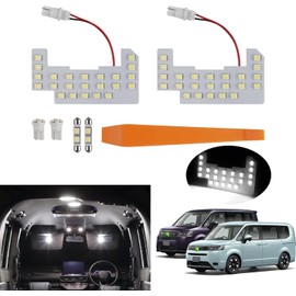 LED Interior Room Light Set for Honda Stepwgn RP6/RP7/RP8 – 7500K Pure White, 6PCS High-Brightness Kit for Spada & Air Models, Easy Install with Trim Tool