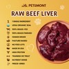 Petsmont Hearty Bites - Organic Freeze-Dried Beef Liver Dog Treats