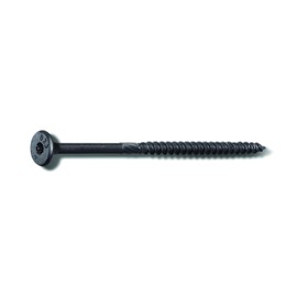 Starborn Structural XF23CT400 F23 Deck Ledger/Multipurpose Flat Head Wood Screw - Black - 50 Count - 0.23" x 4"