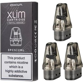 OXVA Xlim V3 Pods 0.8 Xlim v3 replacement pods 2ml Refillable Top Fill Vape Pod Cartridges Compatible with OXVA Xlim Pro 3, Xlim Pro 2, Xlim 3 Ultra & Xlim Series Kits, Mesh Coil,No Nicotine