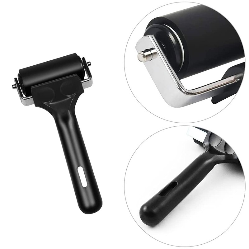 Rayong Pack of 2 Rubber Roller Brayer Roller Hard Rubber