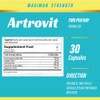 ARTROVIT x 30 caps.- Healthy Joints-Highest Potency 95%-Acid hyaluronic-Collagen-