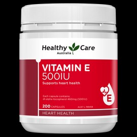 Healthy Care Vitamin E 500IU 200 Capsules