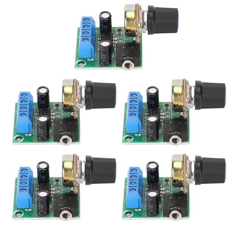 5PCS LM386 Power Amplifier Board Mini 0.5W to 10W Speaker