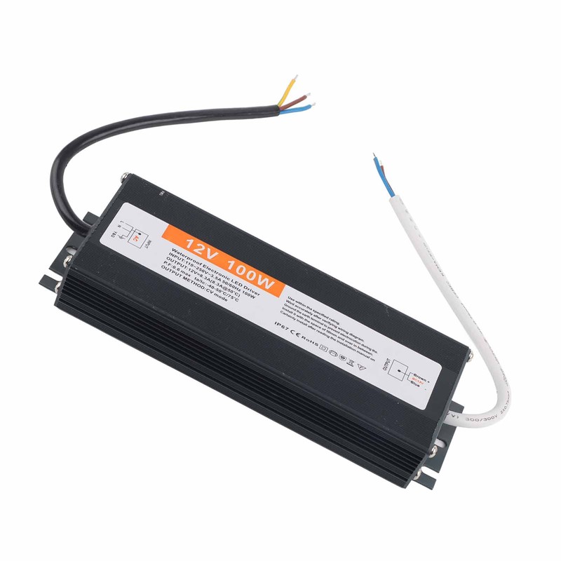 100W Ultra Thin Waterproof Power Supply Transformer Adapter LED Driver