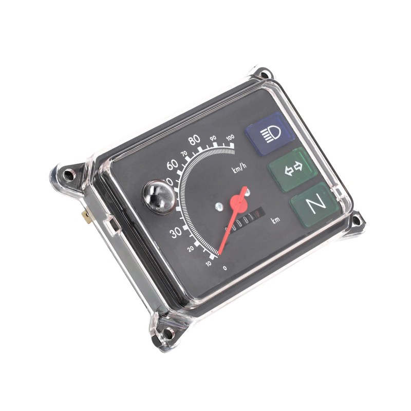 Speedometer up to 100 km/h, bulb not included, for Simson