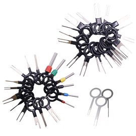41Pcs Durable Electrical Wiring Connector Release Pin Rust-Proof Auto Terminals Removal Tool Car Electrical Terminal Removal Tool Set for Car Repair