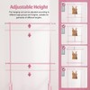 Vilaxing Kids Clothing Rack Bamboo with 2 Storage Baskets and