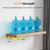 4pcs Wall Shelf Brackets Heavy Duty Floating Shelf Bracket Hidden,Invisible