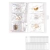 Transparent Jewelry Storage Book, 84 Grids Jewellery Necklace Book with