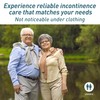MED PRIDE Premium Disposable Adult Underwear, 12 Count, XX-Large (68"