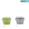 kela Salatschleuder Mailin PP-Kunststoff grau 17,5cm 24,5cmØ 4,4l, 24,5x24,5x17,5 cm