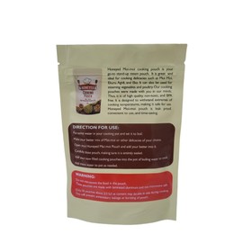 Honeyed Cooking Pouch. High Temperature Cooking Pouch Suitable for Moi-moi, Ekuru, Ogi, Eko, Ofuloju, and Ogiri. Self sealing & Resuable | 200g (100)