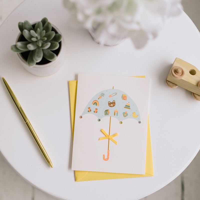 Papyrus Baby Shower Card (Love and Happiness)