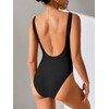 Dixperfect Women's Retro 80s/90s Inspired High Cut Low Back One