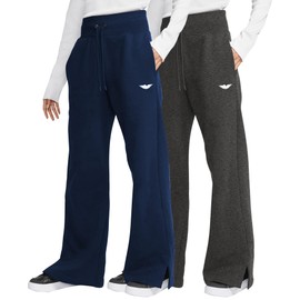 AMERICAN HEAVEN Women's Super Fleece Sweatpants | High-Waisted Wide- Leg Yoga Drawstring Fashion Pants | Multi Packs Colors